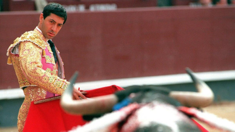 El torero Vicente Barrera en una corrida de la Feria de San Isidro en 1999 GUSTAVO CUEVAS / EFE El torero Vicente Barrera en una corrida de la Feria de San Isidro en 1999 GUSTAVO CUEVAS / EFE
