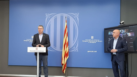 L'alcalde de Tarragona, Pau Ricomà, en una roda de premsa conjunta amb la consellera de Salut, Alba Vergés, i el vicepresident i conseller d'Economia, Pere Aragonès. Ajuntament de Tarragona L'alcalde de Tarragona, Pau Ricomà, en una roda de premsa conjunta amb la consellera de Salut, Alba Vergés, i el vicepresident i conseller d'Economia, Pere Aragonès. Ajuntament de Tarragona