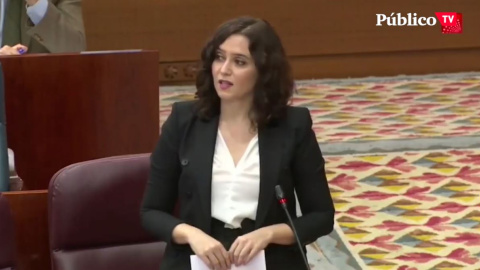 Isabel Díaz Ayuso culpa de las colas del hambre a Podemos y a Más Madrid Isabel Díaz Ayuso culpa de las colas del hambre a Podemos y a Más Madrid