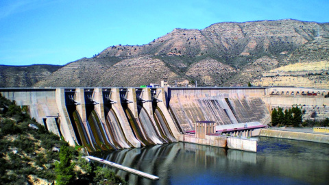 Embalse de Mequinenza, Zaragoza, Aragón. -Ministerio de Medio Ambiente Embalse de Mequinenza, Zaragoza, Aragón. -Ministerio de Medio Ambiente