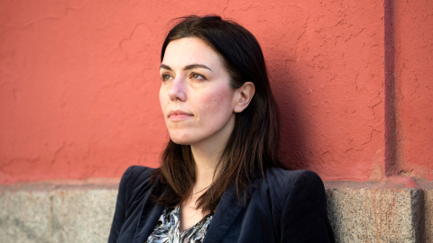 Marta Peirano diserta sobre las estrategias de Facebook, Google, Twitter o Instagram. / ÁLVARO MINGUITO