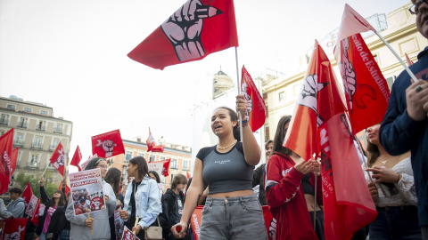 Varias personas protestan durante una manifestación en defensa de la salud mental de los estudiantes, a 27 de octubre de 2022, en Madrid (España). -Juan Barbosa / Europa Press Varias personas protestan durante una manifestación en defensa de la salud mental de los estudiantes, a 27 de octubre de 2022, en Madrid (España). -Juan Barbosa / Europa Press