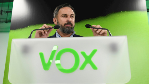 El presidente de Vox, Santiago Abascal. EFE El presidente de Vox, Santiago Abascal. EFE