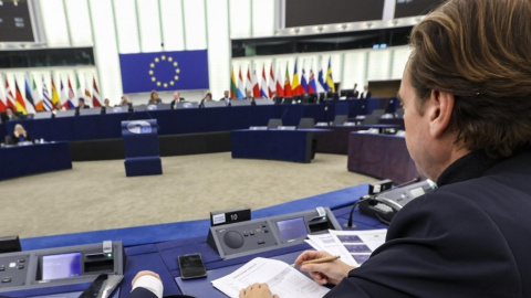 Imagen de archivo del Parlameto Europeo durante una votación sobre la situación de los derechos humanos en Catar. -Fred Marvaux / Europa Press Imagen de archivo del Parlameto Europeo durante una votación sobre la situación de los derechos humanos en Catar. -Fred Marvaux / Europa Press