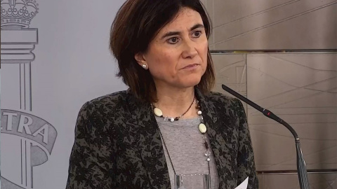 La jefa de área del Centro de Coordinación de Alertas y Emergencias Sanitarias, María José Sierra, en rueda de prensa./ Monclola/EFE La jefa de área del Centro de Coordinación de Alertas y Emergencias Sanitarias, María José Sierra, en rueda de prensa./ Monclola/EFE