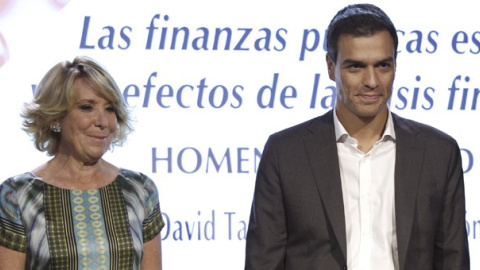 Pedro Sánchez y Esperanza Aguirre en una imagen de archivo / EFE Pedro Sánchez y Esperanza Aguirre en una imagen de archivo / EFE