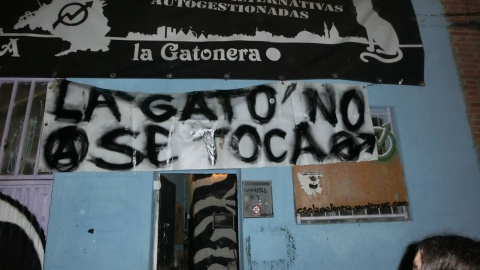 Antigua sede de La Gatonera en Carabanchel. Antigua sede de La Gatonera en Carabanchel.