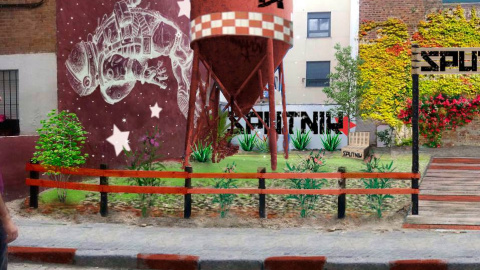 Parque Vecinal Autogestionado Sputnik de Vallekas. Parque Vecinal Autogestionado Sputnik de Vallekas.