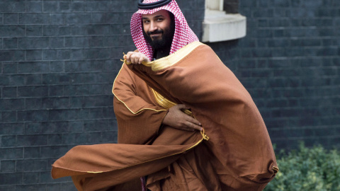 Mohammad bin Salman, príncipe heredero de Arabia Saudí en Londres. / EFE Mohammad bin Salman, príncipe heredero de Arabia Saudí en Londres. / EFE