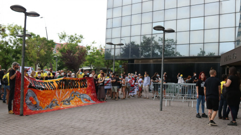 Concentració de suport als CDR als jutjats de Sabadell. ACN / NORMA VIDAL Concentració de suport als CDR als jutjats de Sabadell. ACN / NORMA VIDAL