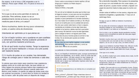 Algunos de los mensajes que se pueden leer en los foros de los puteros recopilados por Hiparquía. Algunos de los mensajes que se pueden leer en los foros de los puteros recopilados por Hiparquía.