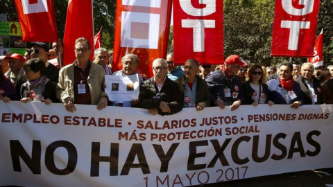 Imagen de la manifestación sindical del 1 de mayo Imagen de la manifestación sindical del 1 de mayo