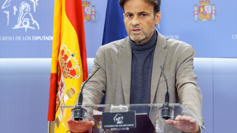 El líder de Unidas Podemos en el Congreso, Jaume Asens, ofrece una rueda de prensa antes de participar en la Junta de Portavoces del Congreso de los Diputados, a 29 de noviembre de 2022, en Madrid (España). -Marta Fernández / Europa Press El líder de Unidas Podemos en el Congreso, Jaume Asens, ofrece una rueda de prensa antes de participar en la Junta de Portavoces del Congreso de los Diputados, a 29 de noviembre de 2022, en Madrid (España). -Marta Fernández / Europa Press