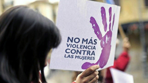 Imagen de archivo de una manifestación contra la violencia machista | EFE Imagen de archivo de una manifestación contra la violencia machista | EFE