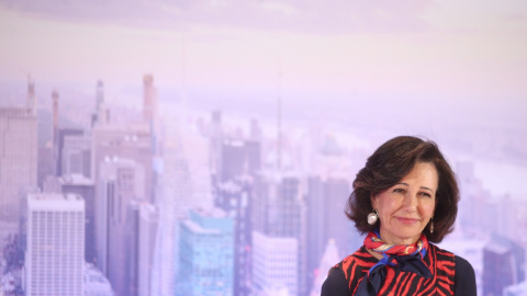 La presidenta del Banco Santander, Ana Botín durante la presentación de los resultados correspondientes al ejercicio 2019. E.P./Eduardo Parra La presidenta del Banco Santander, Ana Botín durante la presentación de los resultados correspondientes al ejercicio 2019. E.P./Eduardo Parra