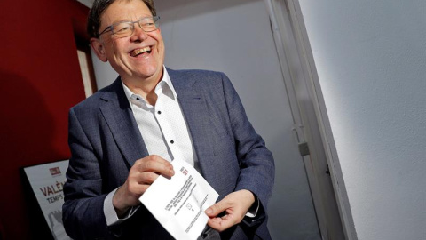 El presidente de la Generalitat en funciones y secretario general del PSPV-PSOE, Ximo Puig. /EFE El presidente de la Generalitat en funciones y secretario general del PSPV-PSOE, Ximo Puig. /EFE