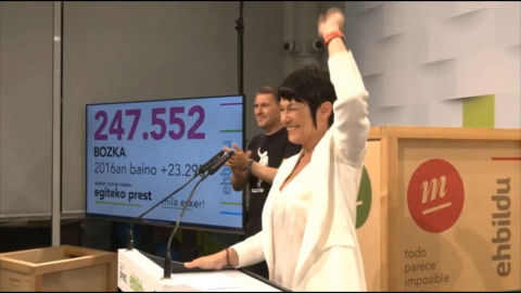 Iriarte se muestra satisfecha con los 22 escaños de EH Bildu