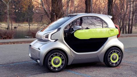 Pequeño coche eléctrico pensado para la circulación urbana./ XEV Pequeño coche eléctrico pensado para la circulación urbana./ XEV