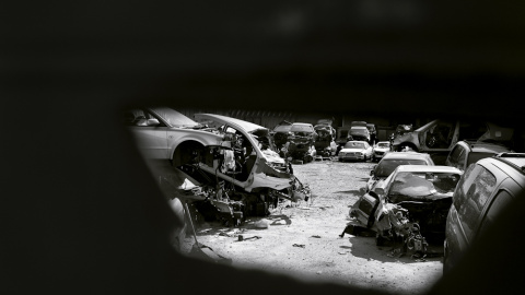 La chatarra del primer mundo en 'Yonkeros', de Jaime Permuth