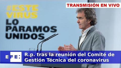 Empieza la rueda de prensa tras la reunión del Comité de Gestión Técnica del coronavirus