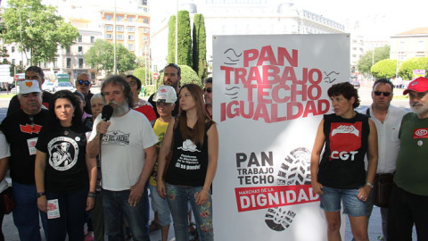 Portavoces de la Coordinadora Estatal de las Marchas de la Dignidad Portavoces de la Coordinadora Estatal de las Marchas de la Dignidad