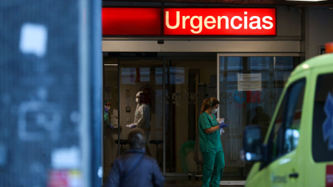 Entrada de las urgencias del hospital de La Paz de Madrid. - REUTERS Entrada de las urgencias del hospital de La Paz de Madrid. - REUTERS