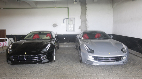 Los dos coches de la marca Ferrari del rey emérito que salen a subasta. Los dos coches de la marca Ferrari del rey emérito que salen a subasta.