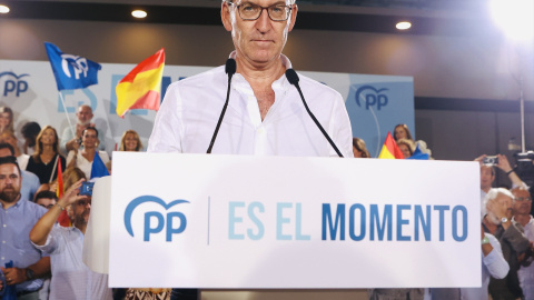 Feijóo asiste a un acto de campaña electoral del PP en Cádiz. -NACHO FRADE / Europa Press Feijóo asiste a un acto de campaña electoral del PP en Cádiz. -NACHO FRADE / Europa Press