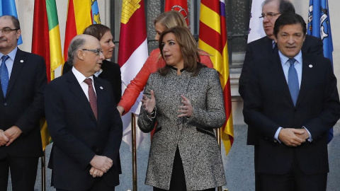 El Ministro de Hacienda, Cristobal Montoro, y la Presidenta de la Junta andaluza, Susana Díaz, en la Conferencia de Presidentes en enero de 2017 /EFE El Ministro de Hacienda, Cristobal Montoro, y la Presidenta de la Junta andaluza, Susana Díaz, en la Conferencia de Presidentes en enero de 2017 /EFE