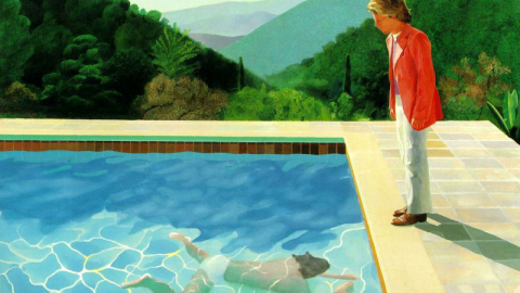 Retrato del Artista (Piscina con dos figuras)” de David Hockney (1971) Retrato del Artista (Piscina con dos figuras)” de David Hockney (1971)