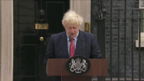Boris Johnson reaparece después de tres semanas ingresado con coronavirus Boris Johnson reaparece después de tres semanas ingresado con coronavirus