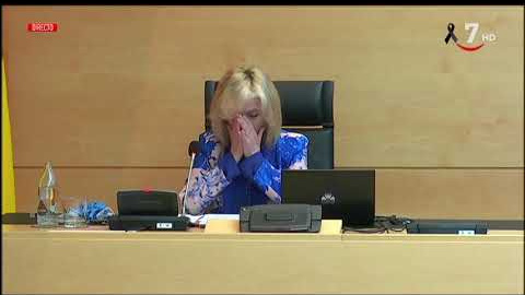 La consejera de Salud de Castilla y León rompe a llorar al recordar a los sanitarios fallecidos La consejera de Salud de Castilla y León rompe a llorar al recordar a los sanitarios fallecidos