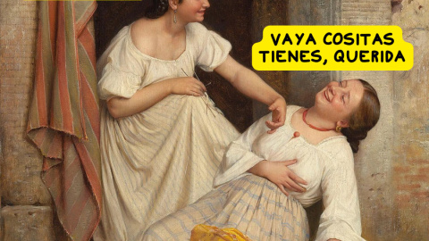 Un meme realizado por la autora a partir de la obra "Dos chicas sonrientes" de Carlos Bloch Un meme realizado por la autora a partir de la obra "Dos chicas sonrientes" de Carlos Bloch