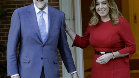 El presidente del Gobierno, Mariano Rajoy, y la presidenta de Andalucía, Susana Díaz, en la Moncloa. Archivo EFE El presidente del Gobierno, Mariano Rajoy, y la presidenta de Andalucía, Susana Díaz, en la Moncloa. Archivo EFE