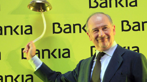 Rodrigo Rato, entonces presidente de Bankia, el día de la salida bolsa de la entidad, en julio de 2011. EFE Rodrigo Rato, entonces presidente de Bankia, el día de la salida bolsa de la entidad, en julio de 2011. EFE