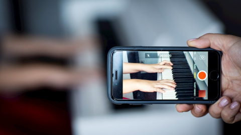 Una clase de música 'online'. (EFE) Una clase de música 'online'. (EFE)