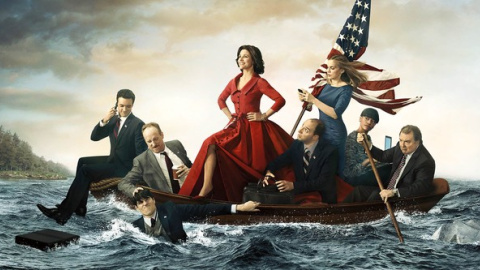 Cartel promocional de la serie 'Veep'. Cartel promocional de la serie 'Veep'.