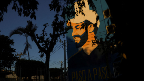 Mural de Bukele en San Salvador, El Salvador.- REUTERS/José Luis González Mural de Bukele en San Salvador, El Salvador.- REUTERS/José Luis González