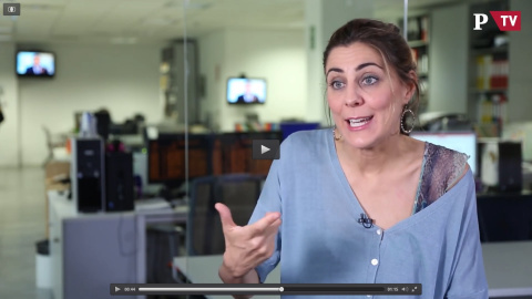 Ruiz-Huerta, entrevistada en la sede de Público. Ruiz-Huerta, entrevistada en la sede de Público.