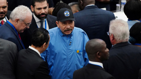 El presidente de Nicaragua, Daniel Ortega, asiste a la ceremonia de apertura de la cumbre del G77+China en La Habana, Cuba, el 15 de septiembre de 2023. REUTERS/Alexandre Meneghini El presidente de Nicaragua, Daniel Ortega, asiste a la ceremonia de apertura de la cumbre del G77+China en La Habana, Cuba, el 15 de septiembre de 2023. REUTERS/Alexandre Meneghini