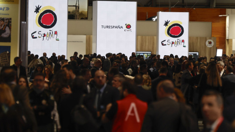 Vista de la asistencia de público durante el día inaugural de Fitur 2024 en Ifema, Madrid este miércoles. EFE/ Sergio Pérez Vista de la asistencia de público durante el día inaugural de Fitur 2024 en Ifema, Madrid este miércoles. EFE/ Sergio Pérez