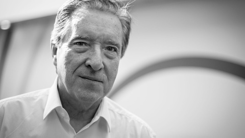 Iñaki Gabilondo, durante la entrevista en la Cadena Ser. REPORTAJE FOTOGRÁFICO: CHRISTIAN GONZÁLEZ