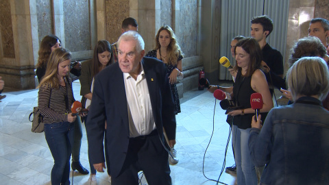 Ernest Maragall en el Parlament Ernest Maragall en el Parlament