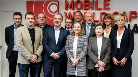 La vicepresidenta espanyola Nadia Calviño al Tech Spirit Barcelona. La vicepresidenta espanyola Nadia Calviño al Tech Spirit Barcelona.