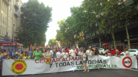Manifestación contra las nucleares en Madrid Manifestación contra las nucleares en Madrid