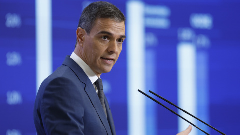 El presidente del Gobierno, Pedro Sánchez, hace este miércoles balance del curso político antes del paréntesis de agosto.- EFE/ Mariscal El presidente del Gobierno, Pedro Sánchez, hace este miércoles balance del curso político antes del paréntesis de agosto.- EFE/ Mariscal
