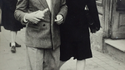 Rafael Gómez y Florence en 1949