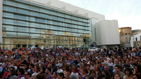 Plaça dels Àngels de Barcelona, escenari de la trobada 'Ciutats sense por'