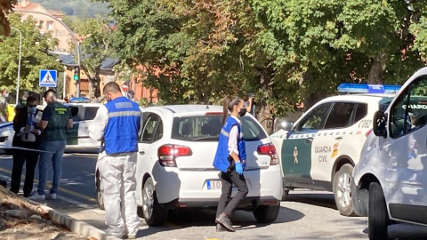 El asesinato se ha producido a la entrada al municipio segoviano de La Granja. - EUROPA PRESS El asesinato se ha producido a la entrada al municipio segoviano de La Granja. - EUROPA PRESS