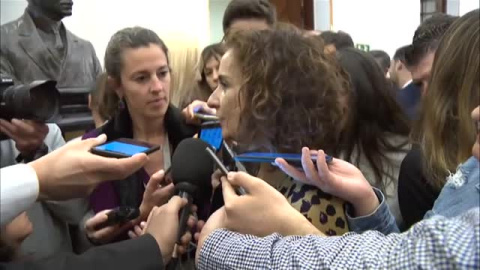 Montero: "No había ningún motivo para votar en contra, porque supone mantener la senda anterior" Montero: "No había ningún motivo para votar en contra, porque supone mantener la senda anterior"